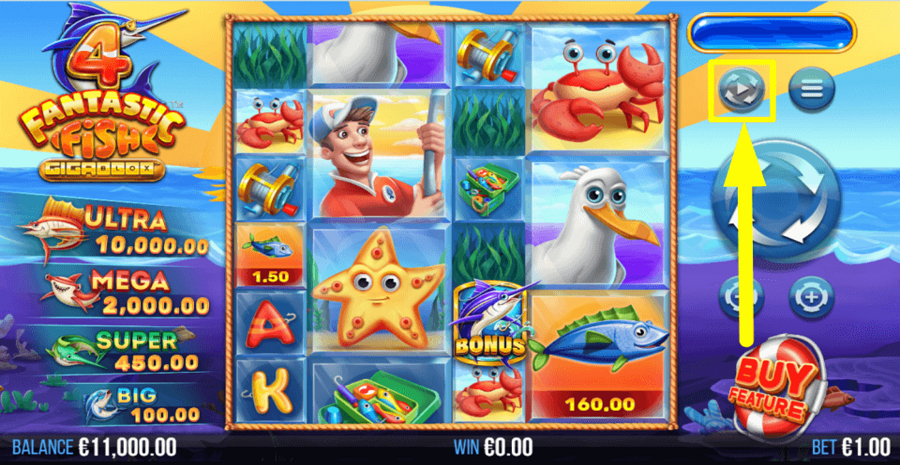 4 Fantastic Fish Gigablox Autoplay Feature