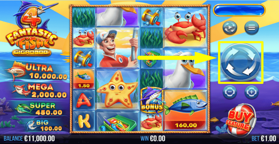 4 Fantastic Fish Gigablox Play Button