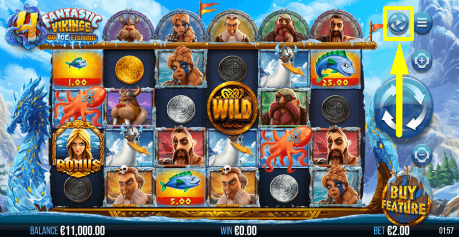 4 Fantastic Vikings Go Ice Fishing Autoplay Feature