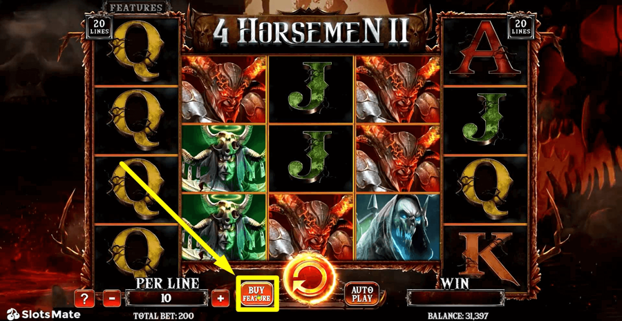 4 Horsemen Ii Buy Feature