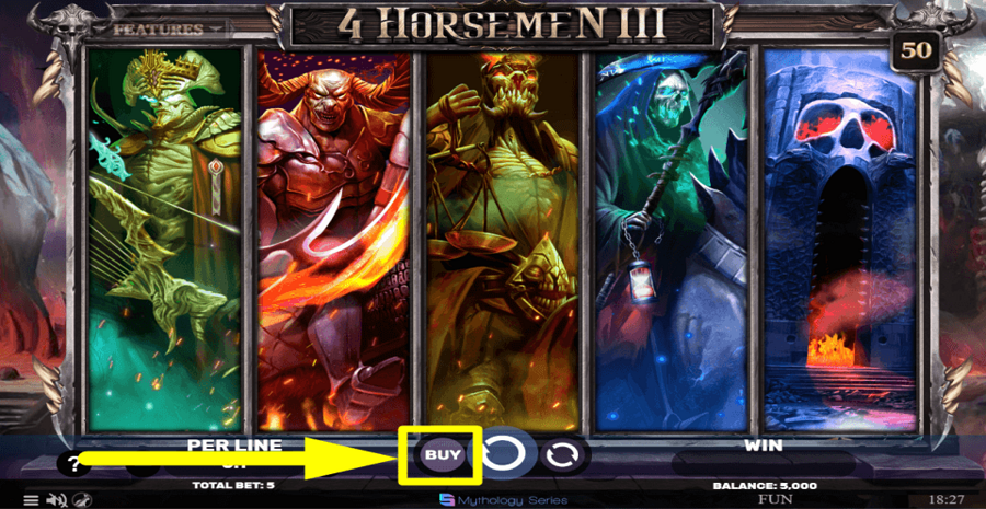 4 Horsemen Iii Buy Feature