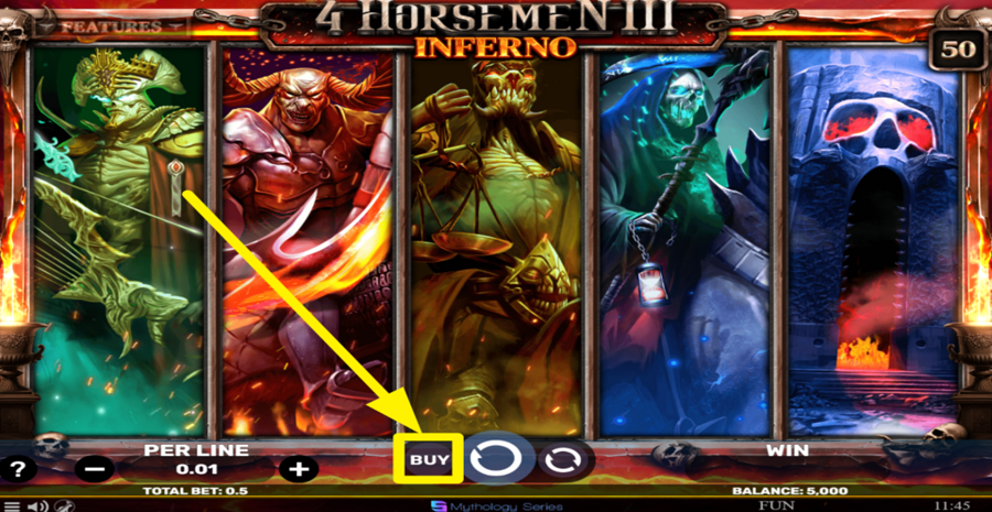 4 Horsemen Iii Inferno Buy Bonus