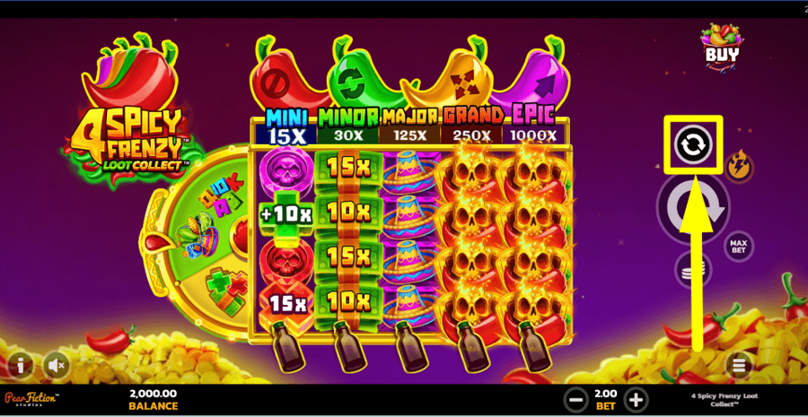 4 Spicy Frenzy Loot Collect Autoplay Feature