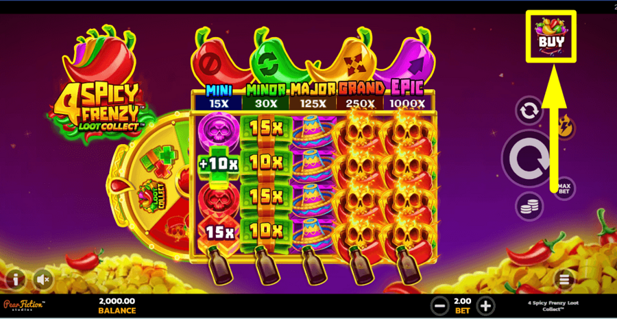 4 Spicy Frenzy Loot Collect Buy Feature