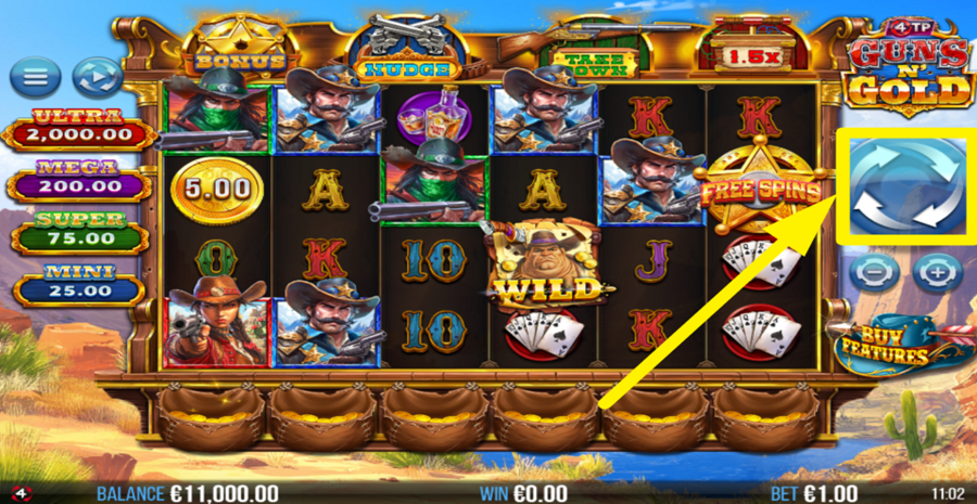 4tp Guns N Gold Spin