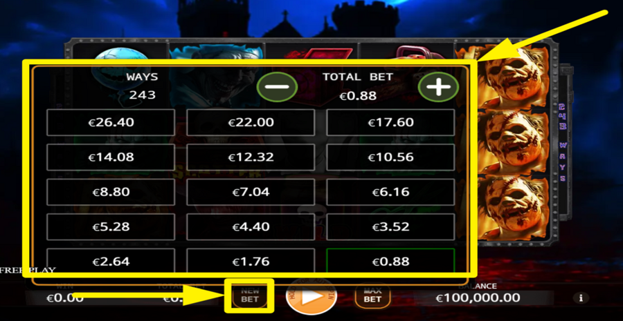 5 Bloodlusts Adjust Bet