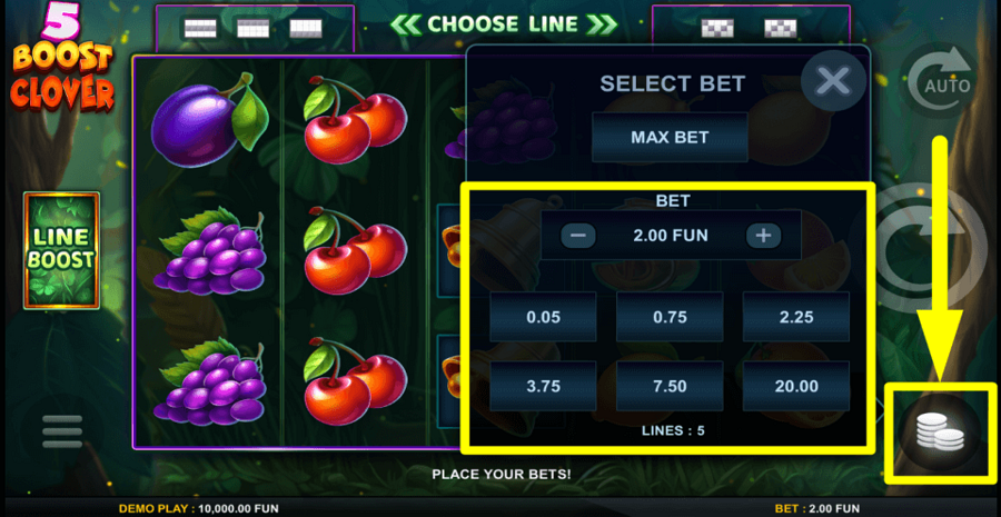 5 Boost Clover Bet Value