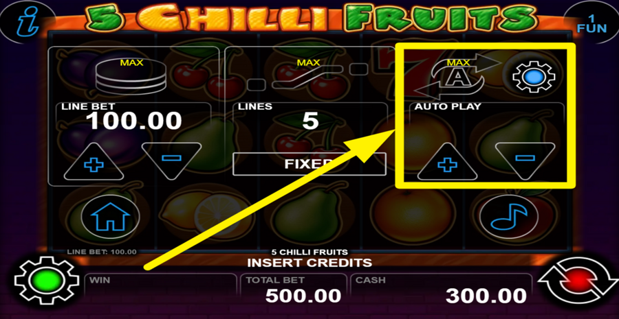5 Chilli Fruits Autoplay