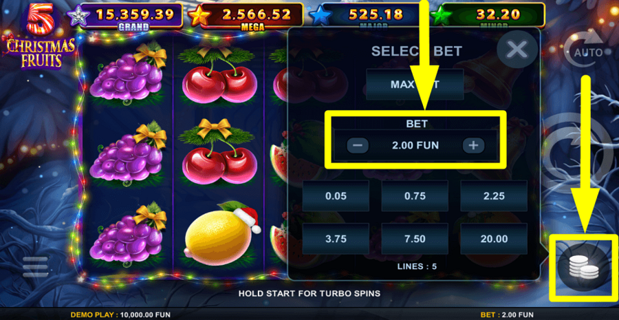 5 Christmas Fruits Bet Value