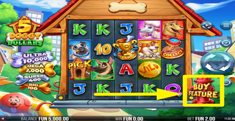 5 Doggy Dollars Buy Bonus