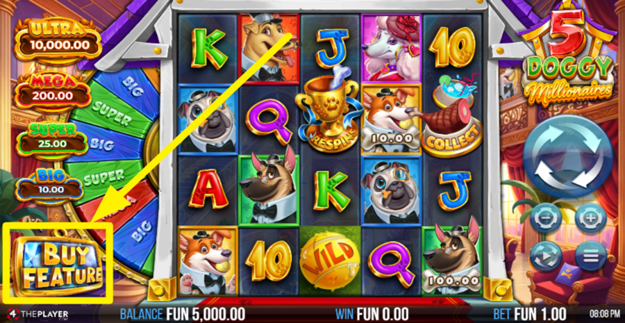5 Doggy Millionaires Buy Bonus