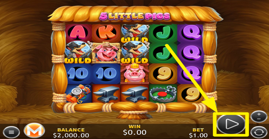 5 Little Pigs Spin