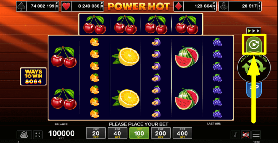 5 Power Hot Autoplay Feature