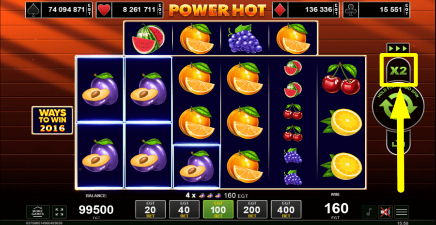 5 Power Hot Gamble Feature
