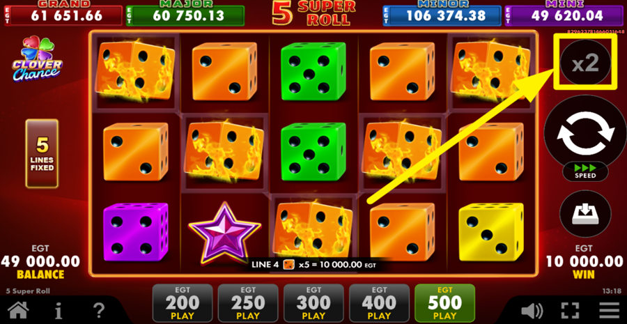5 Super Roll Gamble
