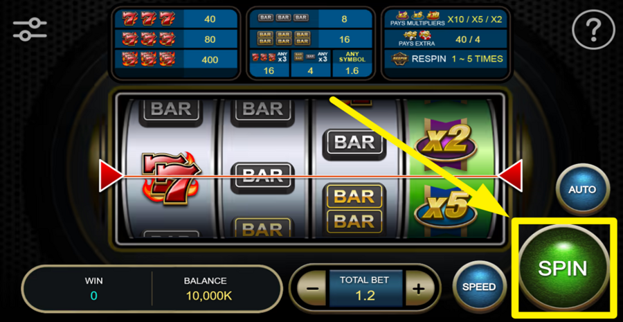 777 Blazing Classic Spin