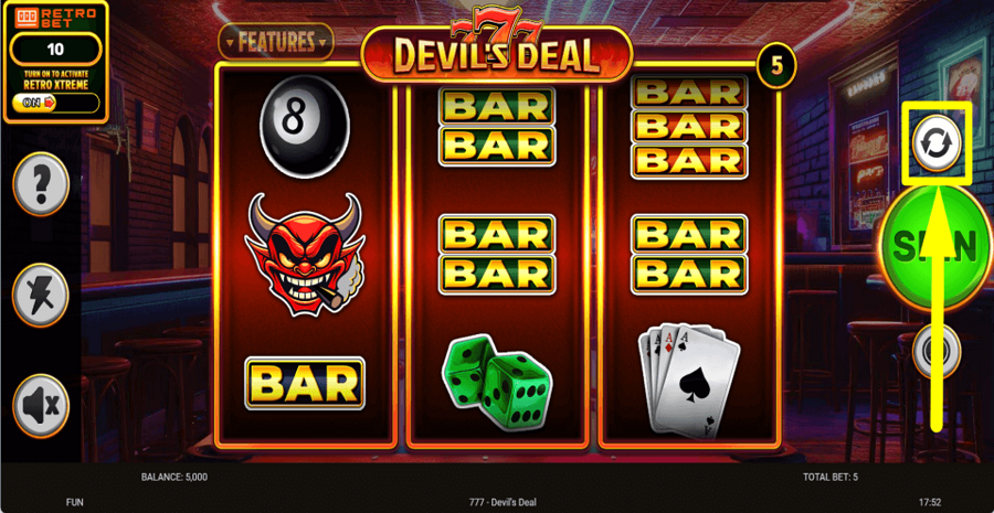777 Devils Deal Autoplay Feature