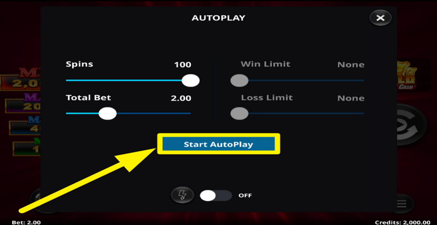 777 Gold Action Cash Autoplay