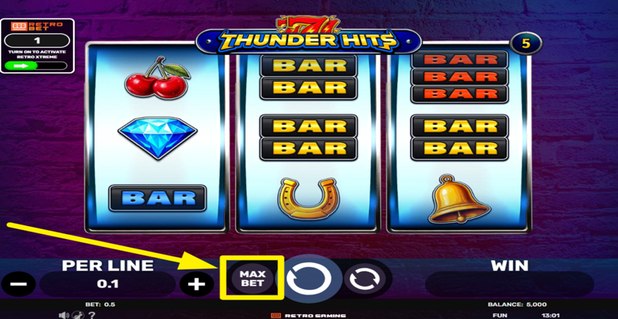777 Thunder Hits Max Bet