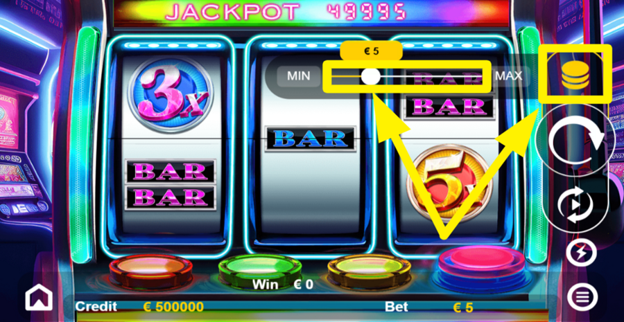 786 Slot Adjust Bet