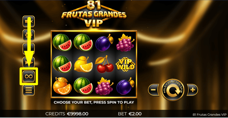 81 Frutas Grandes Vip Autoplay Feature