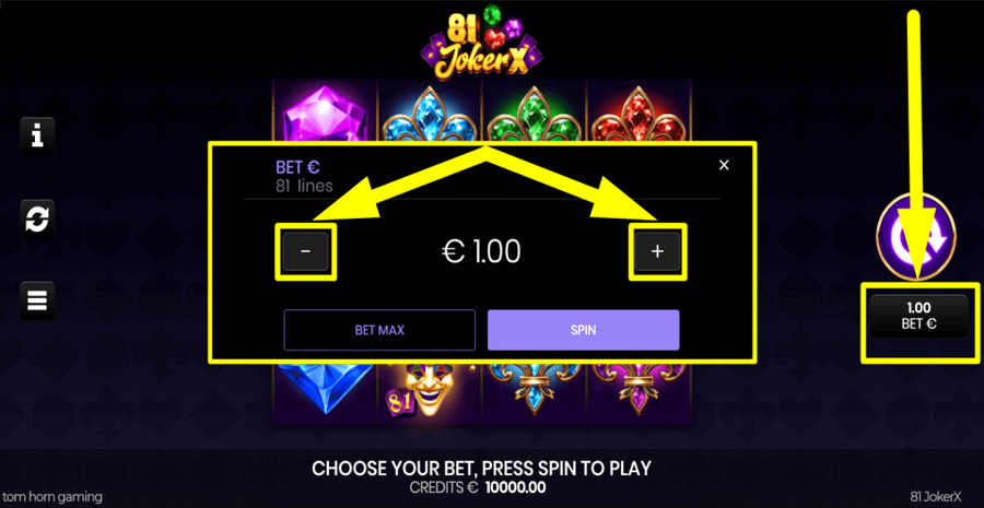 81 Jokerx Bet Value