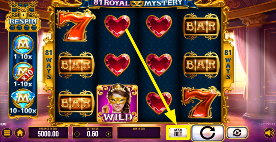 81 Royal Mystery Max Bet
