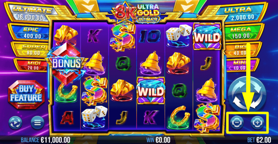 8k Ultra Gold Ultimate Bet Value