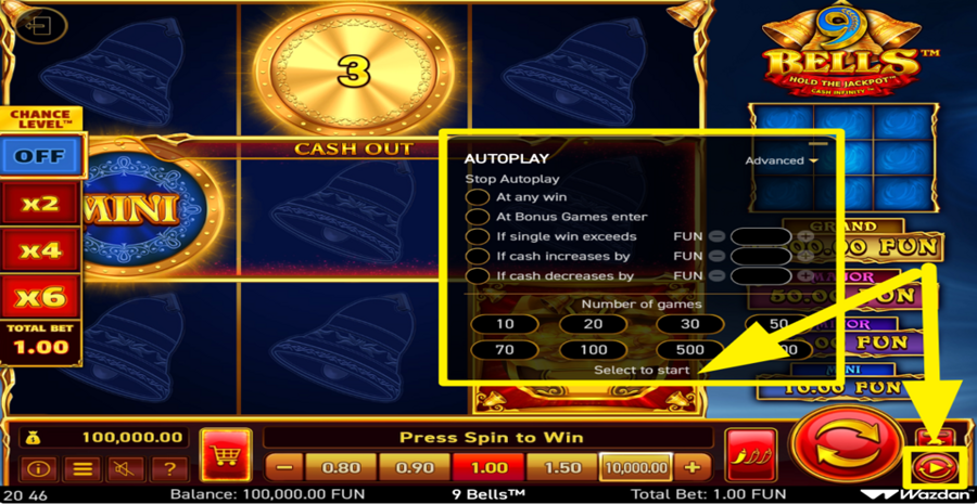 9 Bells Autoplay