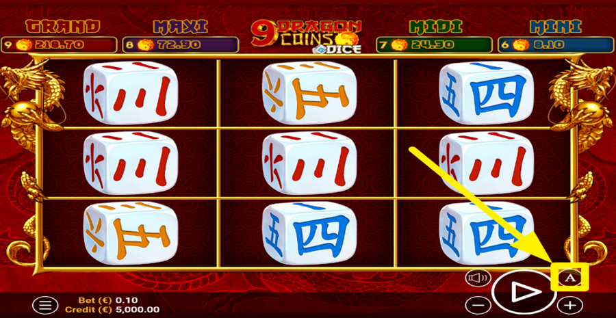 9 Dragons Coins Dice Autoplay