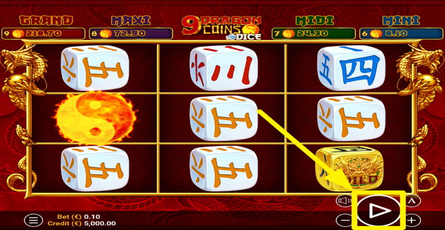 9 Dragons Coins Dice Spin