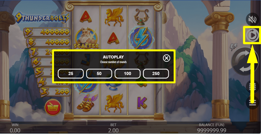 9 Thunderbolts Autoplay Feature