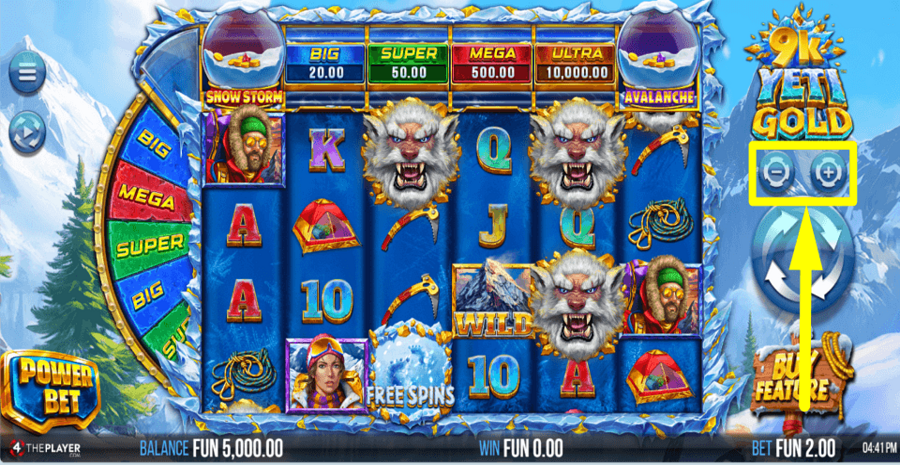 9k Yeti Gold Bet Value