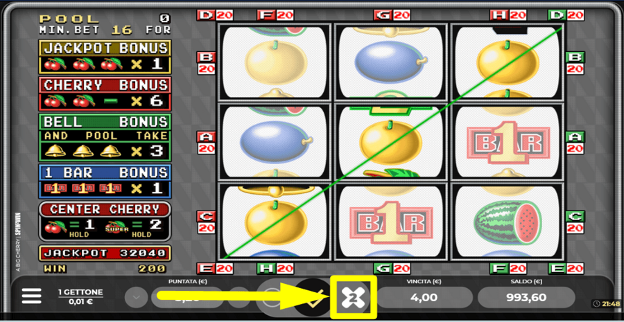 A Big Cherry Gamble Feature