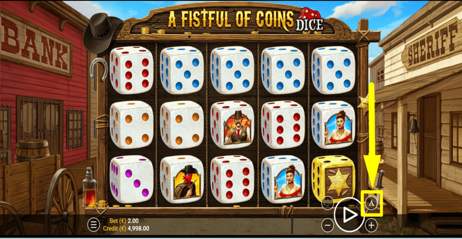 A Fistful Of Coins Dice Autoplay Feature