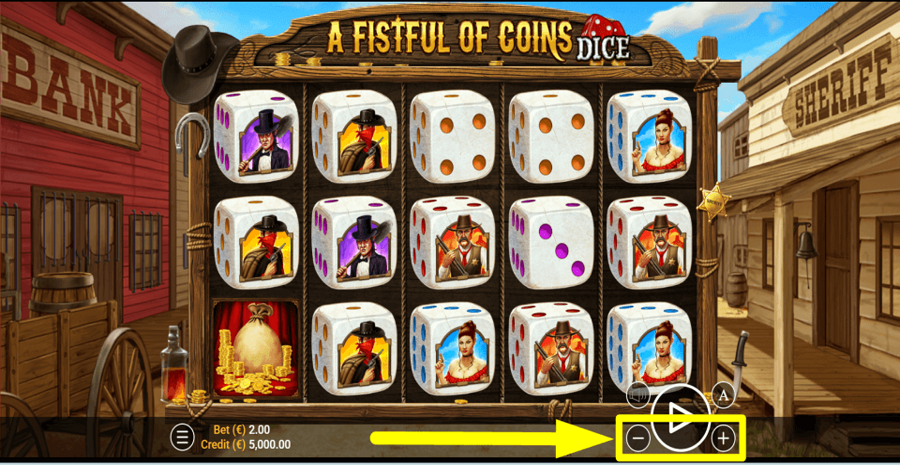 A Fistful Of Coins Dice Bet Value