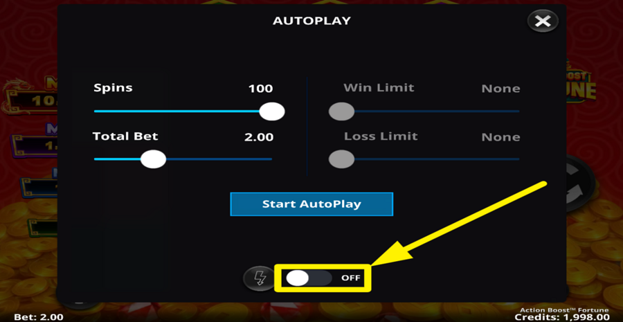 Action Boost Fortune Turbo