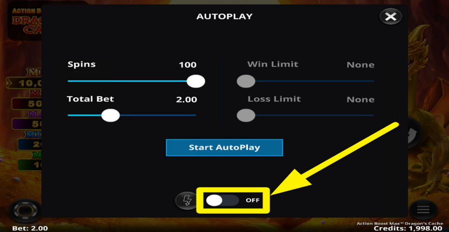 Action Boost Max Dragons Cache Turbo