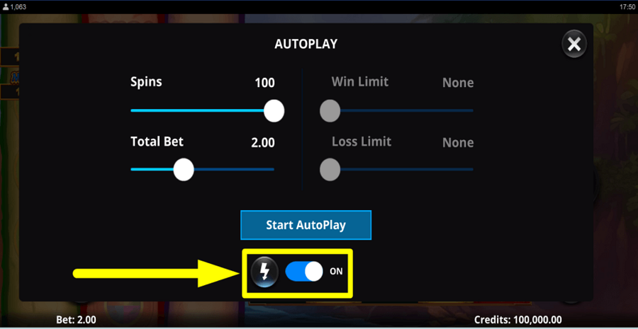 Action Boost Treasure Trove Turbo Feature