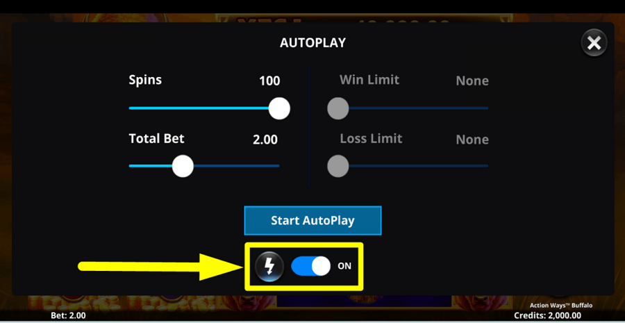 Action Ways Buffalo Turbo Feature