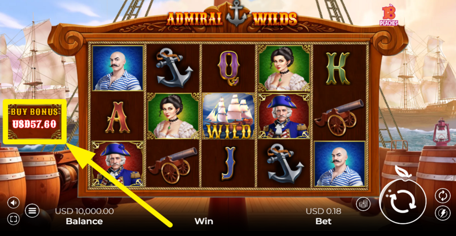 Admiral Wilds Buy Bonus