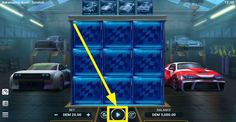 Adrenaline Rush Scratch Play