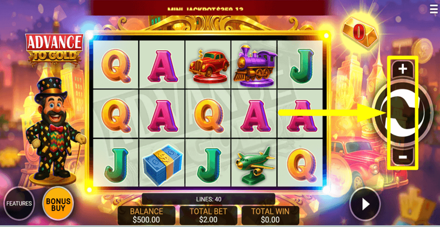 Advance To Gold Bet Value