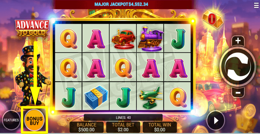 Advance To Gold Buy Feature