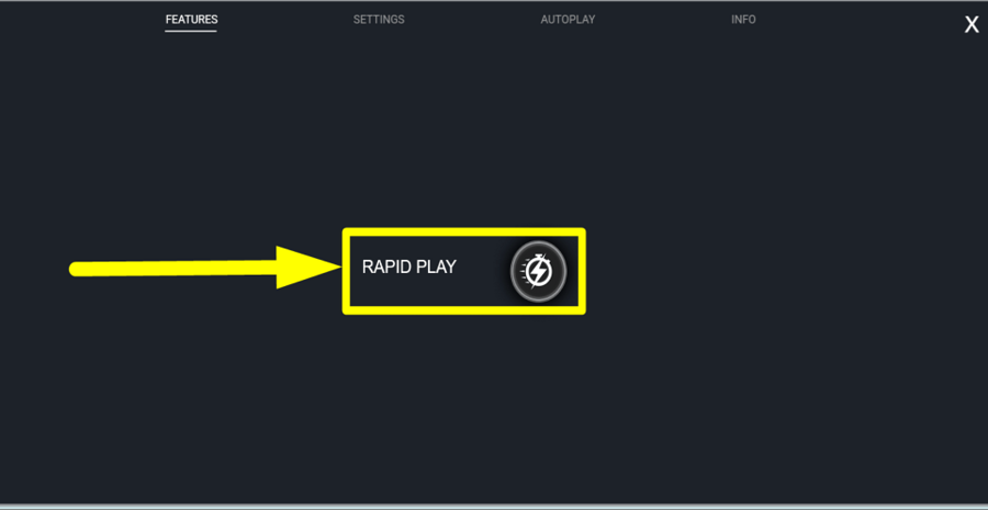 Advance To Gold Rapid Play Feature