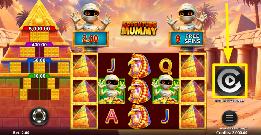 Adventure Mummy Spin