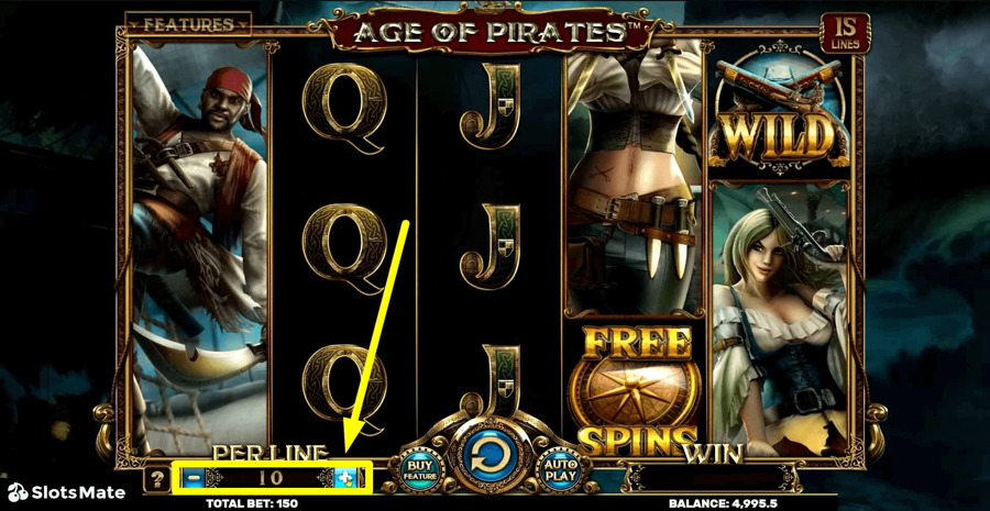 Age Of Pirates Choose Bet