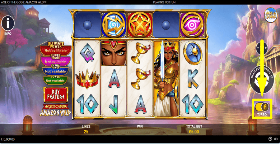 Age Of The Gods Amazon Wild Turbo Feature