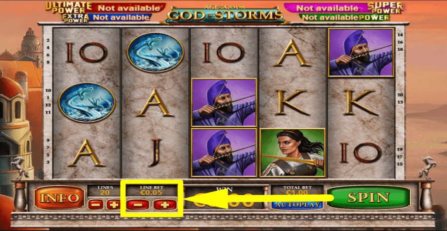 Age Of The Gods God Of Storms Bet Value