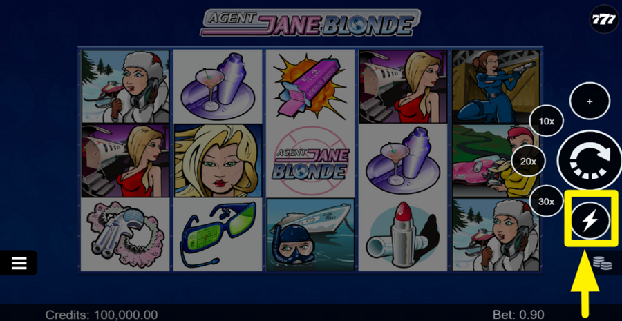 Agent Jane Blonde Turbo Feature